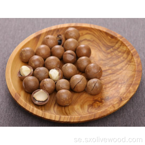 Olive Wood Round Dish-Φ25cm